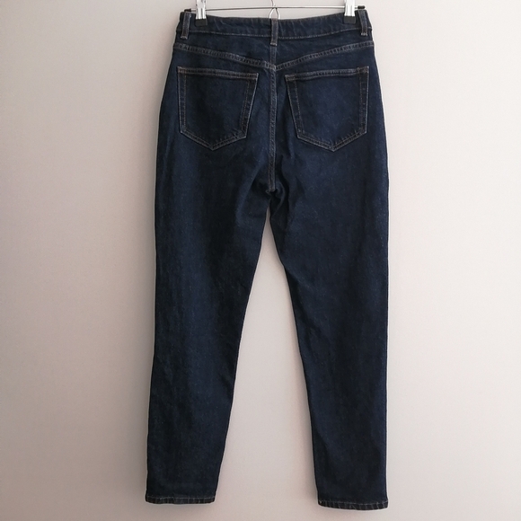 The Kooples Slim Fit Straight Leg Jeans High Rise Dark Wash 27 - Picture 3 of 16